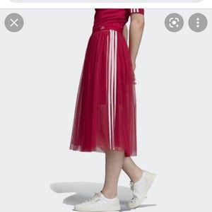Adidas Tulle Skirt in Pink  - Size Medium